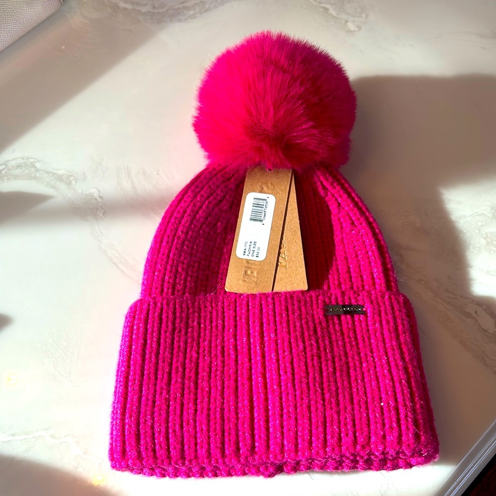 Steve Madden Fuchsia Winter Hat